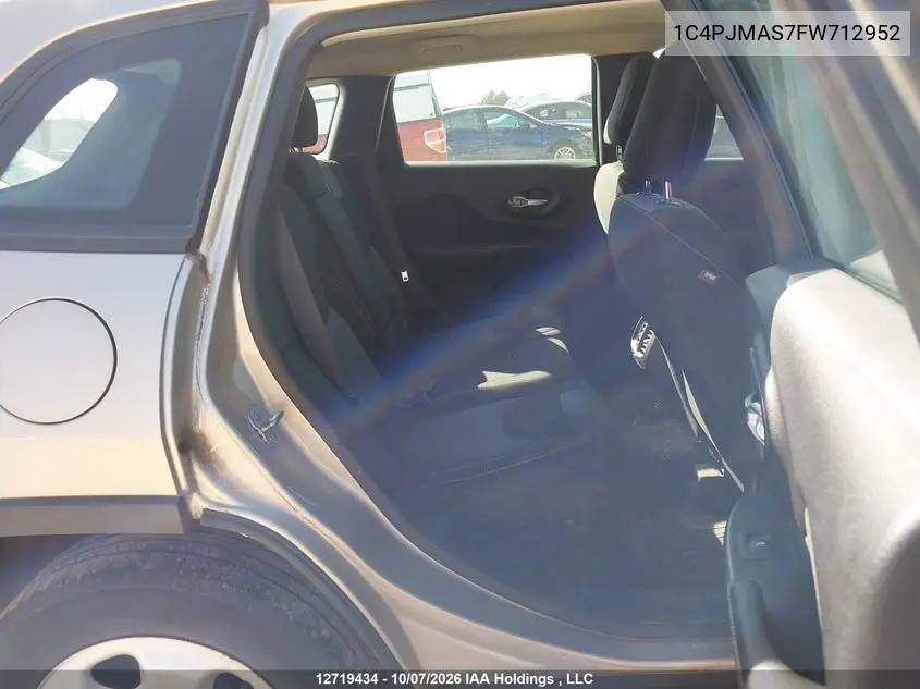 2015 JEEP CHEROKEE VIN 1C4PJMAS7FW712952 — фото 8