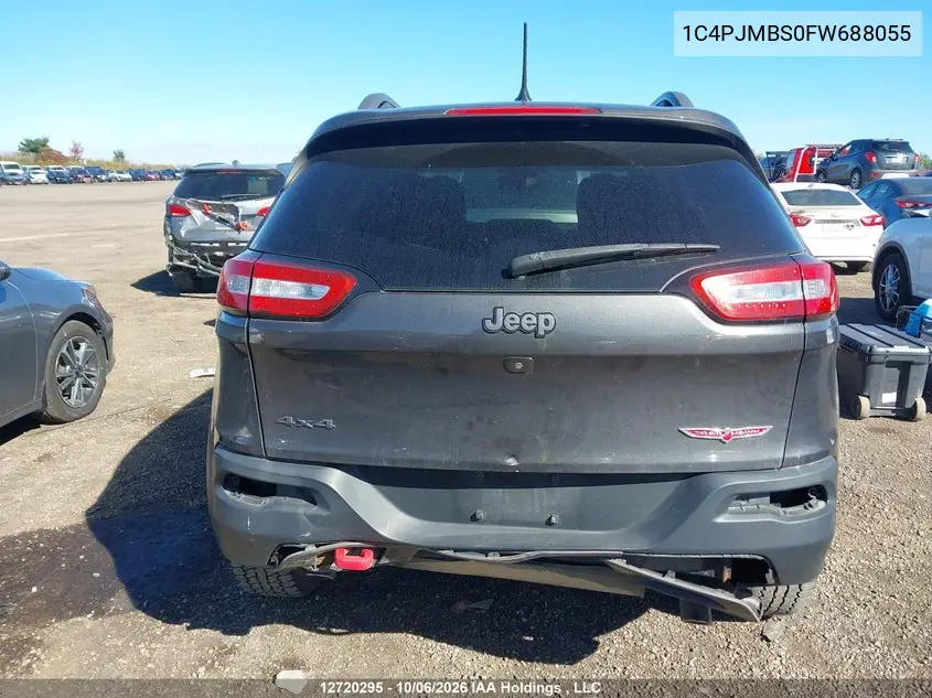 2015 JEEP CHEROKEE VIN 1C4PJMBS0FW688055 — фото 16