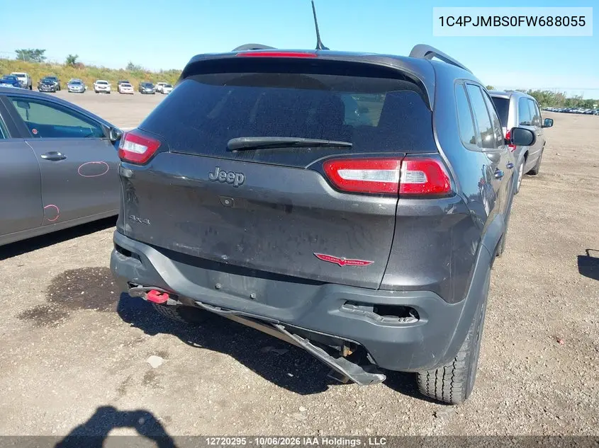 2015 JEEP CHEROKEE VIN 1C4PJMBS0FW688055 — фото 4