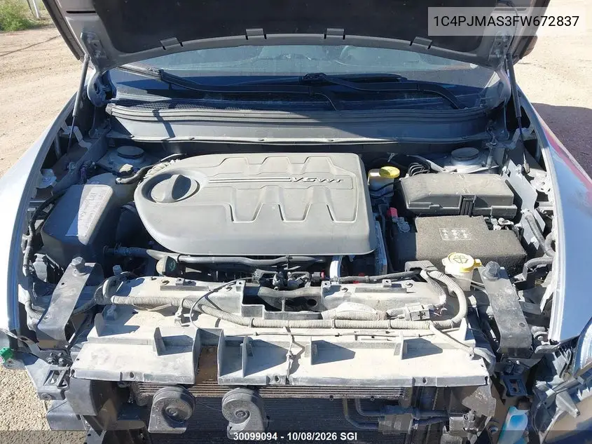 2015 JEEP CHEROKEE VIN 1C4PJMAS3FW672837 — фото 10