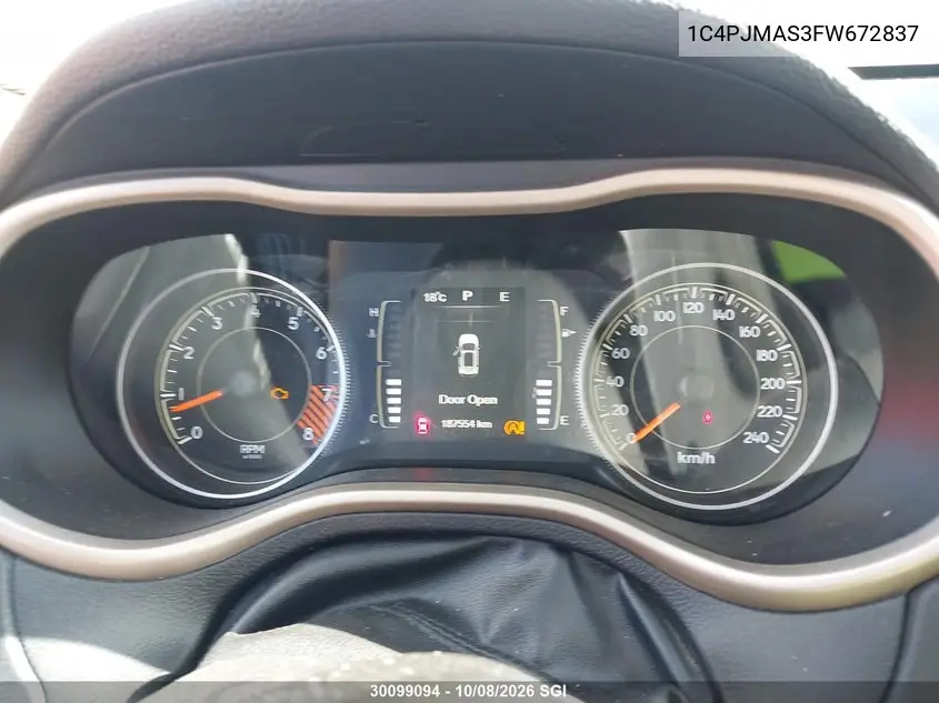 2015 JEEP CHEROKEE VIN 1C4PJMAS3FW672837 — фото 7