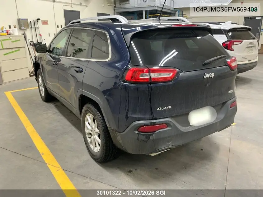 2015 JEEP CHEROKEE VIN 1C4PJMCS6FW569408 — фото 3