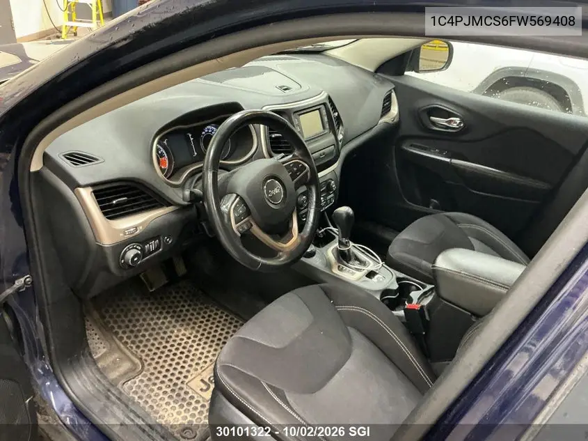 2015 JEEP CHEROKEE VIN 1C4PJMCS6FW569408 — фото 5
