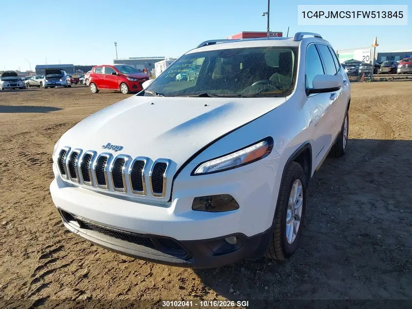 2015 JEEP CHEROKEE VIN 1C4PJMCS1FW513845 — фото 2