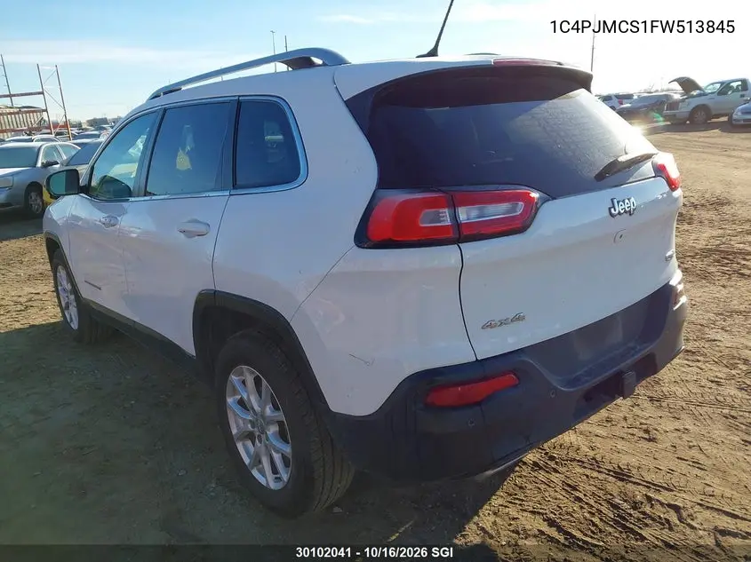 2015 JEEP CHEROKEE VIN 1C4PJMCS1FW513845 — фото 3