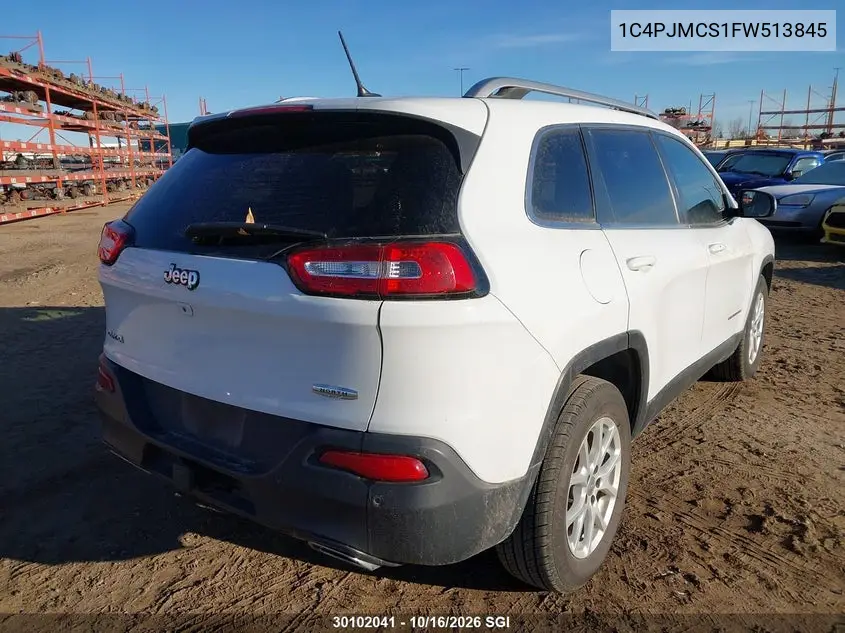 2015 JEEP CHEROKEE VIN 1C4PJMCS1FW513845 — фото 4