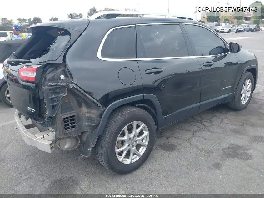 2015 JEEP CHEROKEE VIN 1C4PJLCB2FW547433 — фото 4