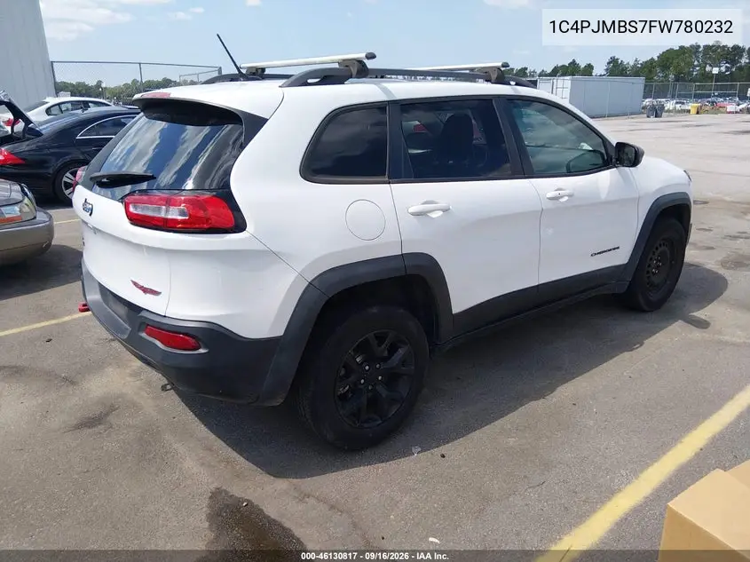 2015 JEEP CHEROKEE VIN 1C4PJMBS7FW780232 — фото 4