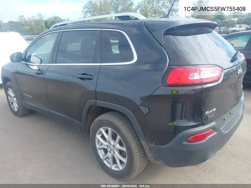 2015 JEEP CHEROKEE VIN 1C4PJMCS5FW755408 — фото 3