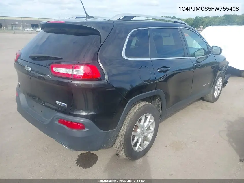 2015 JEEP CHEROKEE VIN 1C4PJMCS5FW755408 — фото 4