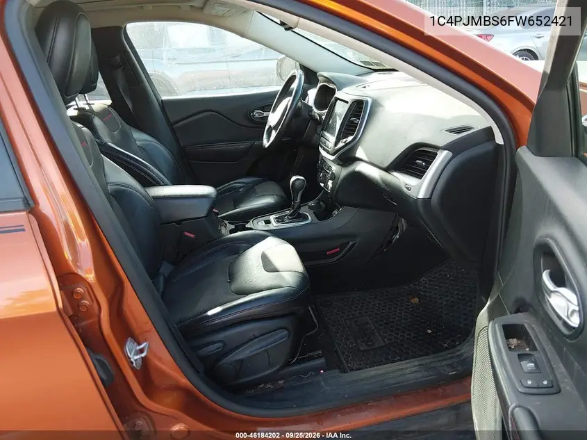 2015 JEEP CHEROKEE VIN 1C4PJMBS6FW652421 — фото 5