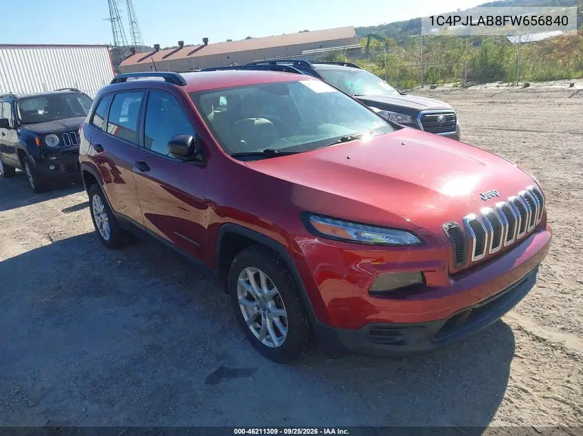 JEEP CHEROKEE 2015, VIN 1C4PJLAB8FW656840