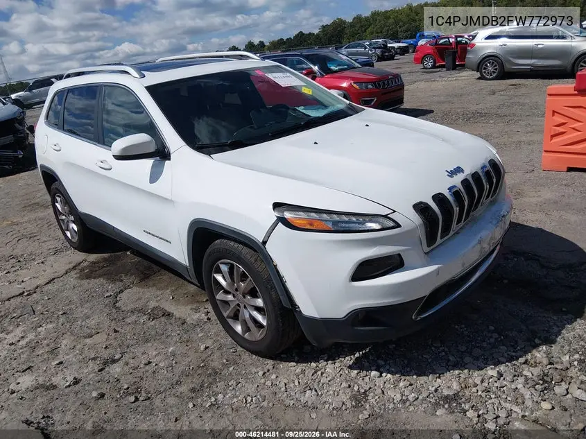 JEEP CHEROKEE 2015, VIN 1C4PJMDB2FW772973