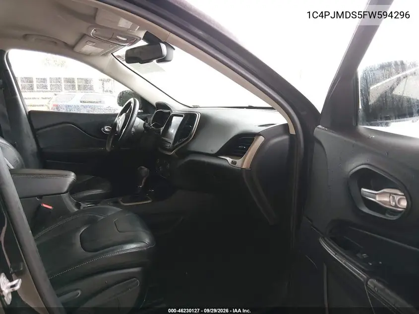 2015 JEEP CHEROKEE VIN 1C4PJMDS5FW594296 — фото 5