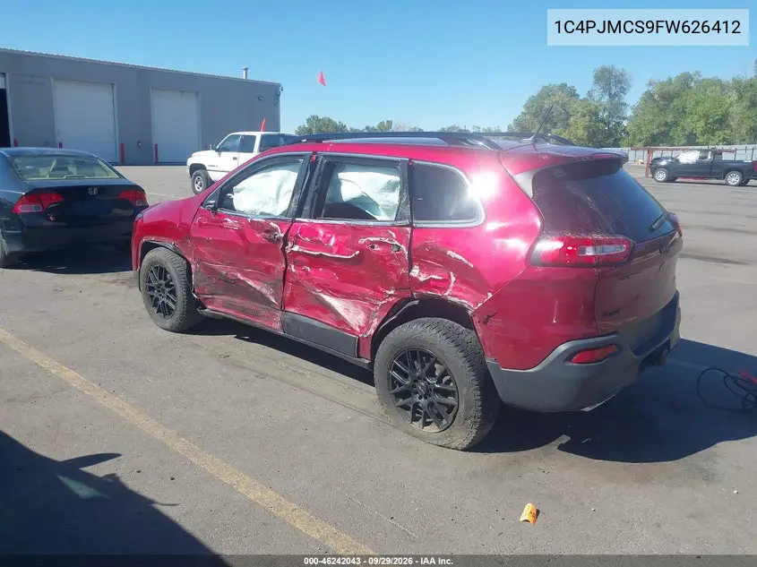 2015 JEEP CHEROKEE VIN 1C4PJMCS9FW626412 — фото 3