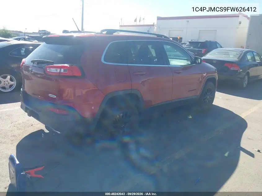 2015 JEEP CHEROKEE VIN 1C4PJMCS9FW626412 — фото 4