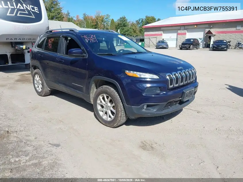JEEP CHEROKEE 2015, VIN 1C4PJMCB3FW755391