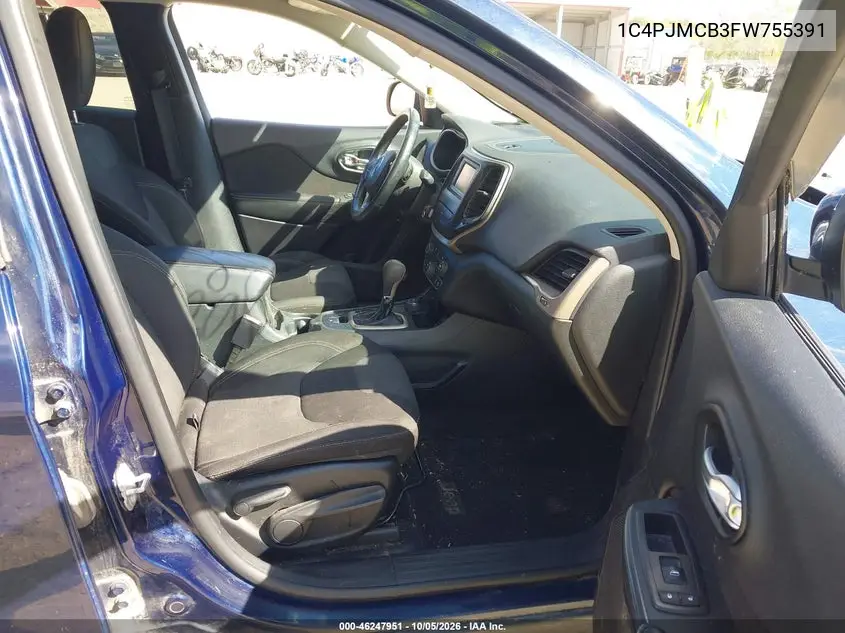 2015 JEEP CHEROKEE VIN 1C4PJMCB3FW755391 — фото 5