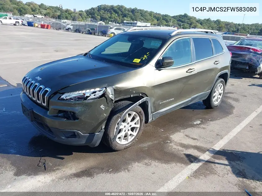 2015 JEEP CHEROKEE VIN 1C4PJMCS2FW583080 — фото 2