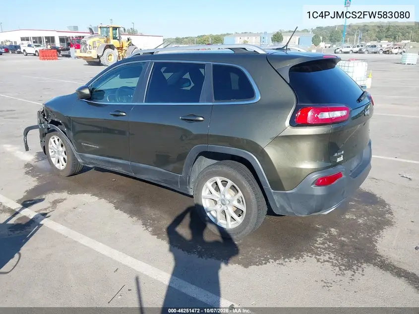 2015 JEEP CHEROKEE VIN 1C4PJMCS2FW583080 — фото 3