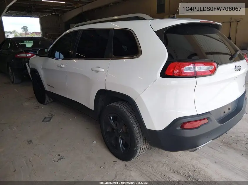 2015 JEEP CHEROKEE VIN 1C4PJLDS0FW708067 — фото 3