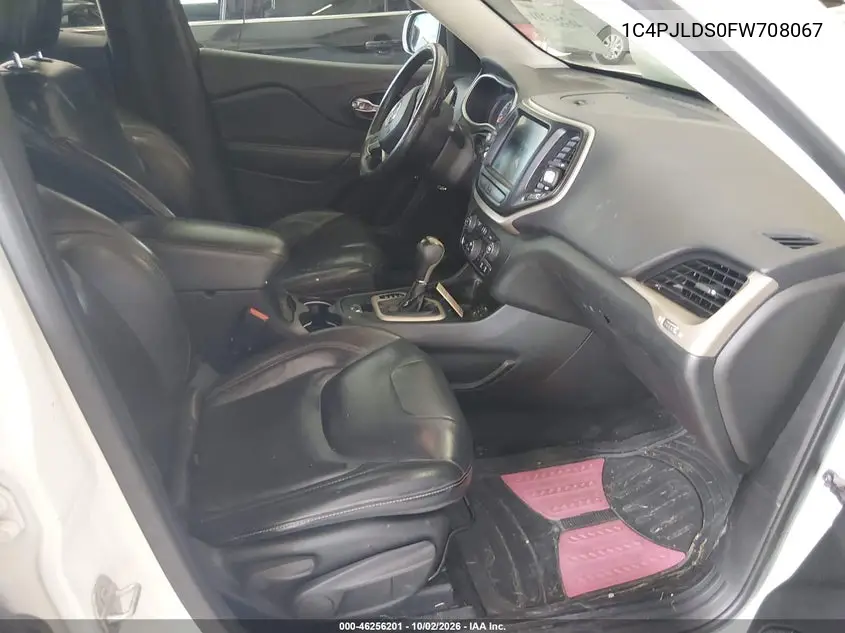 2015 JEEP CHEROKEE VIN 1C4PJLDS0FW708067 — фото 5
