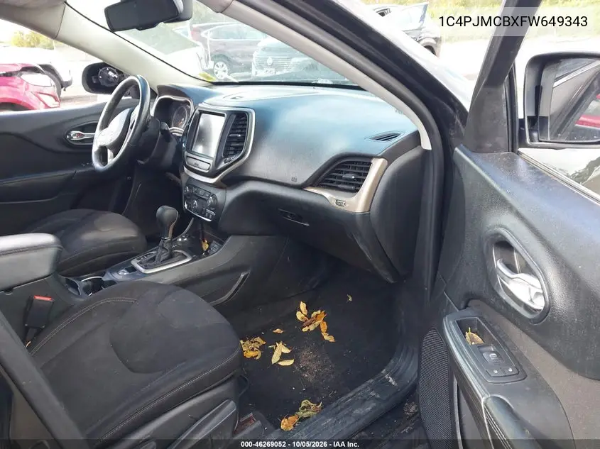 2015 JEEP CHEROKEE VIN 1C4PJMCBXFW649343 — фото 5