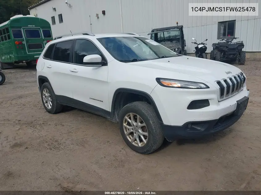JEEP CHEROKEE 2015, VIN 1C4PJMCS1FW625478
