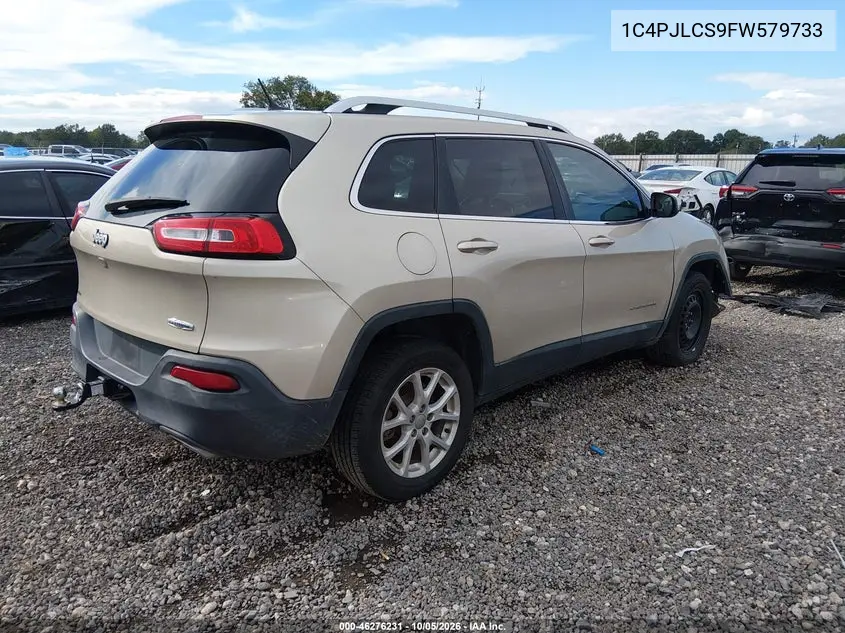 2015 JEEP CHEROKEE VIN 1C4PJLCS9FW579733 — фото 4