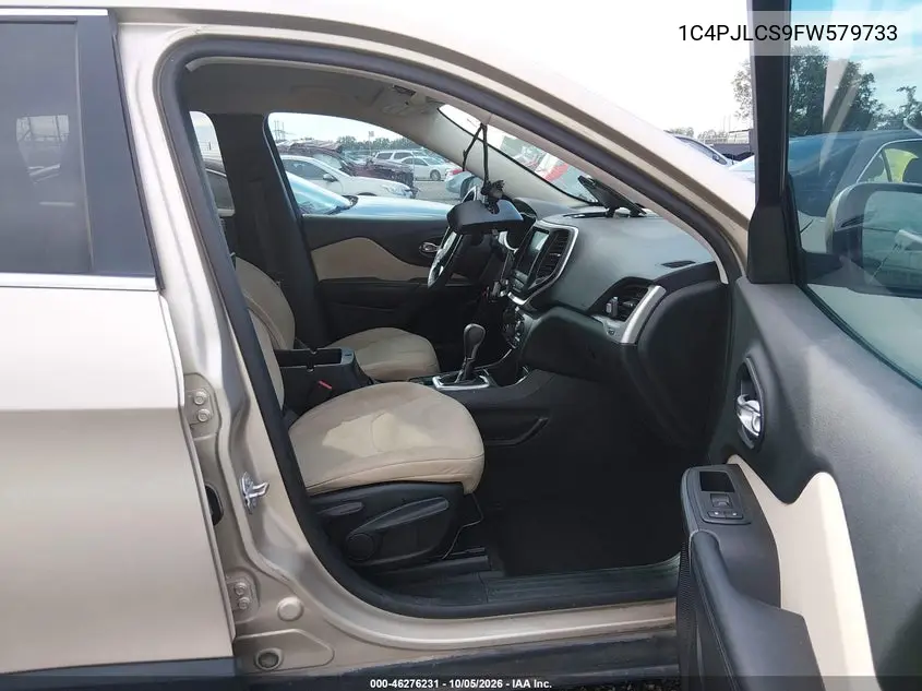 2015 JEEP CHEROKEE VIN 1C4PJLCS9FW579733 — фото 5
