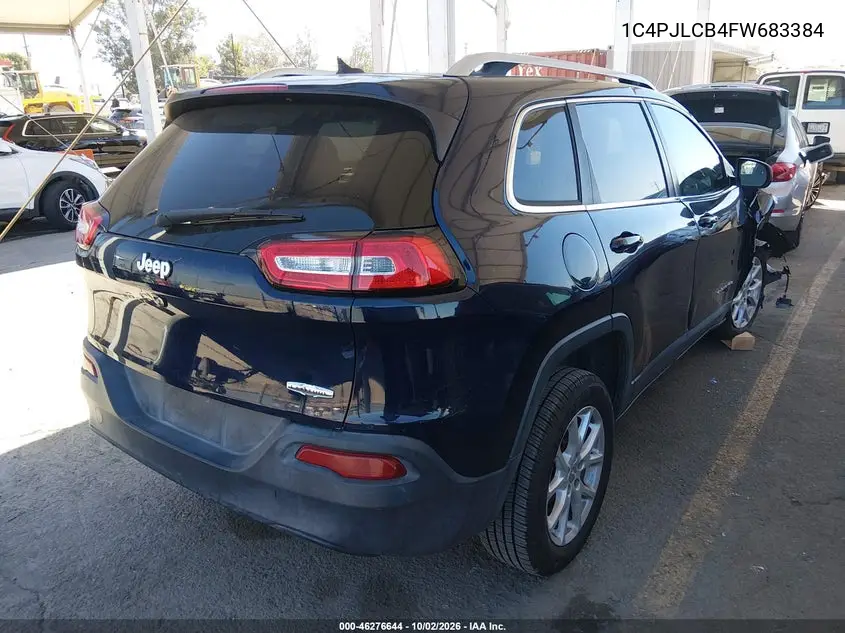 2015 JEEP CHEROKEE VIN 1C4PJLCB4FW683384 — фото 4