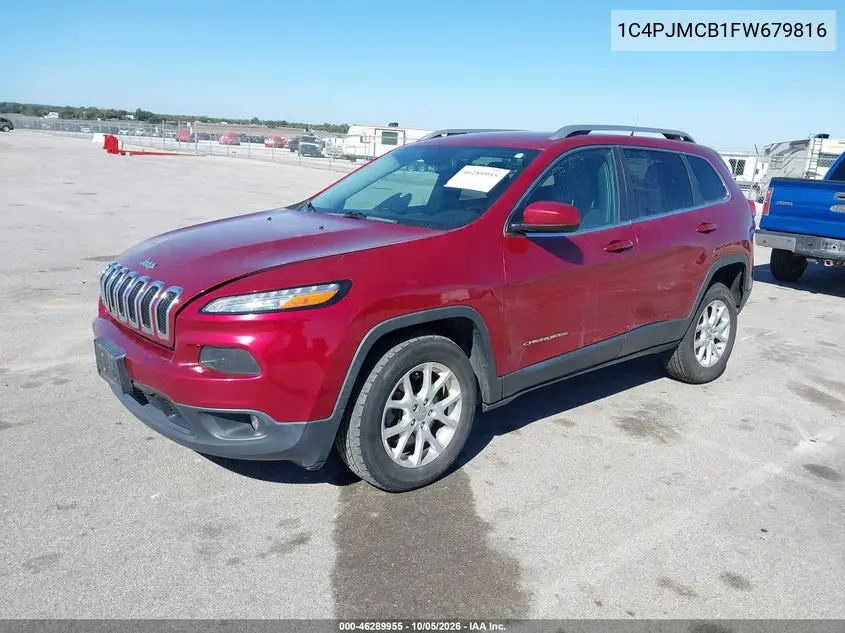 2015 JEEP CHEROKEE VIN 1C4PJMCB1FW679816 — фото 2