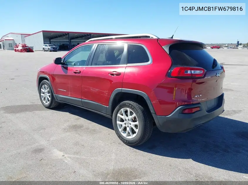 2015 JEEP CHEROKEE VIN 1C4PJMCB1FW679816 — фото 3