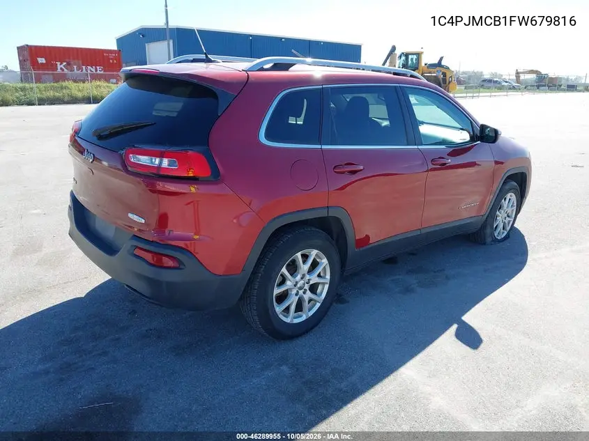 2015 JEEP CHEROKEE VIN 1C4PJMCB1FW679816 — фото 4