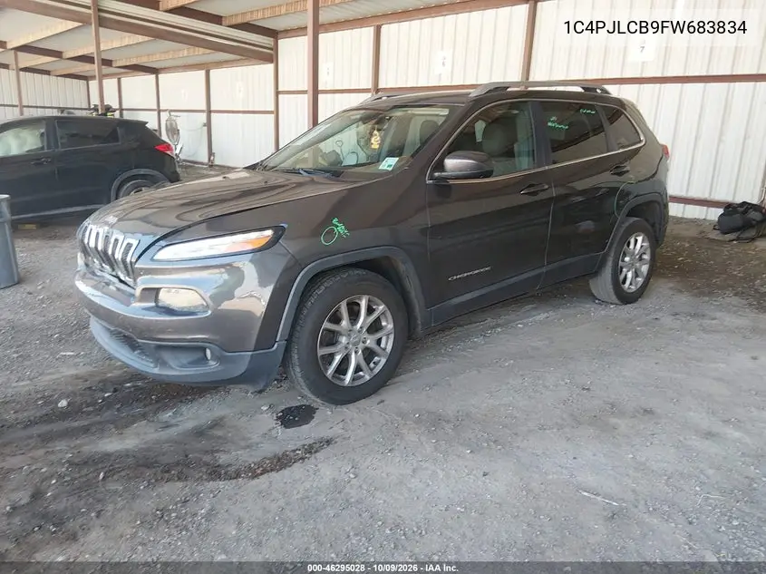 2015 JEEP CHEROKEE VIN 1C4PJLCB9FW683834 — фото 2