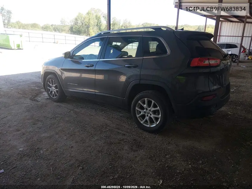 2015 JEEP CHEROKEE VIN 1C4PJLCB9FW683834 — фото 3