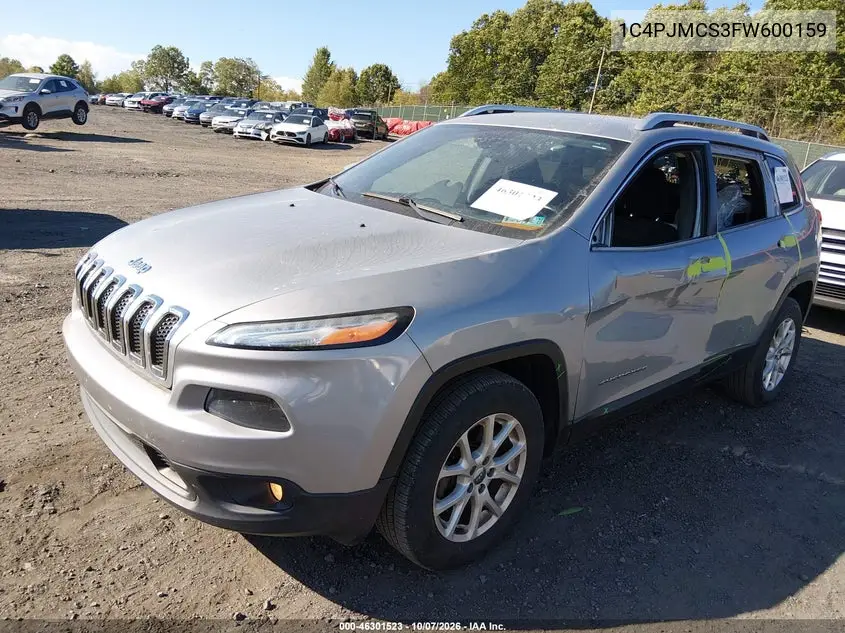2015 JEEP CHEROKEE VIN 1C4PJMCS3FW600159 — фото 2