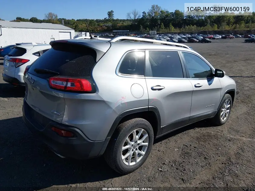2015 JEEP CHEROKEE VIN 1C4PJMCS3FW600159 — фото 4
