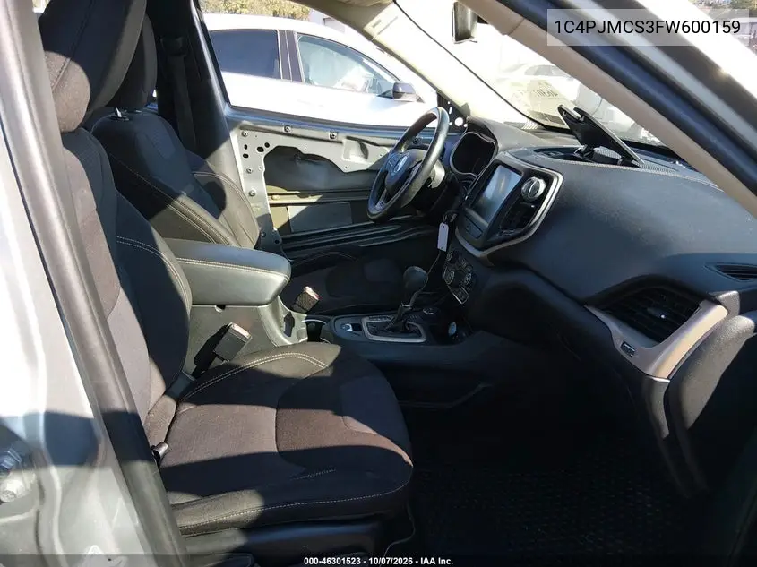2015 JEEP CHEROKEE VIN 1C4PJMCS3FW600159 — фото 5