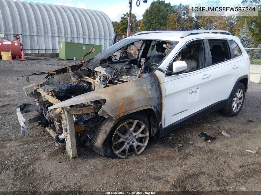 2015 JEEP CHEROKEE VIN 1C4PJMCS8FW587344 — фото 2