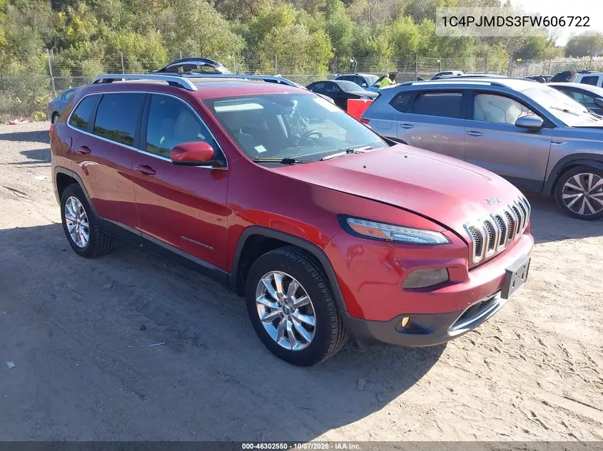 JEEP CHEROKEE 2015, VIN 1C4PJMDS3FW606722