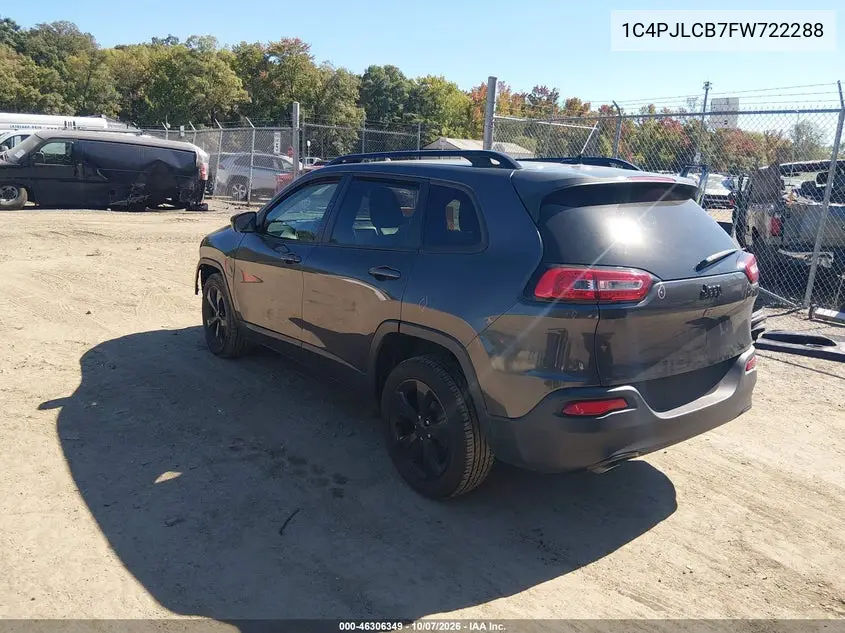 2015 JEEP CHEROKEE VIN 1C4PJLCB7FW722288 — фото 3