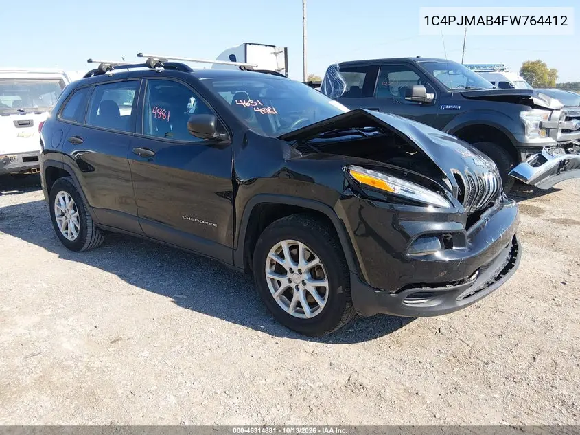 JEEP CHEROKEE 2015, VIN 1C4PJMAB4FW764412