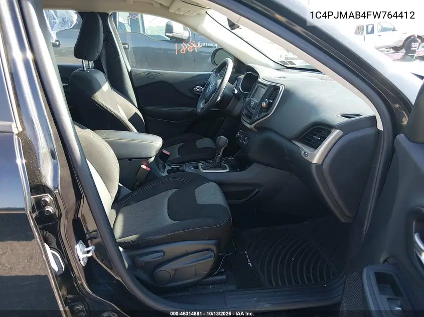 2015 JEEP CHEROKEE VIN 1C4PJMAB4FW764412 — фото 5