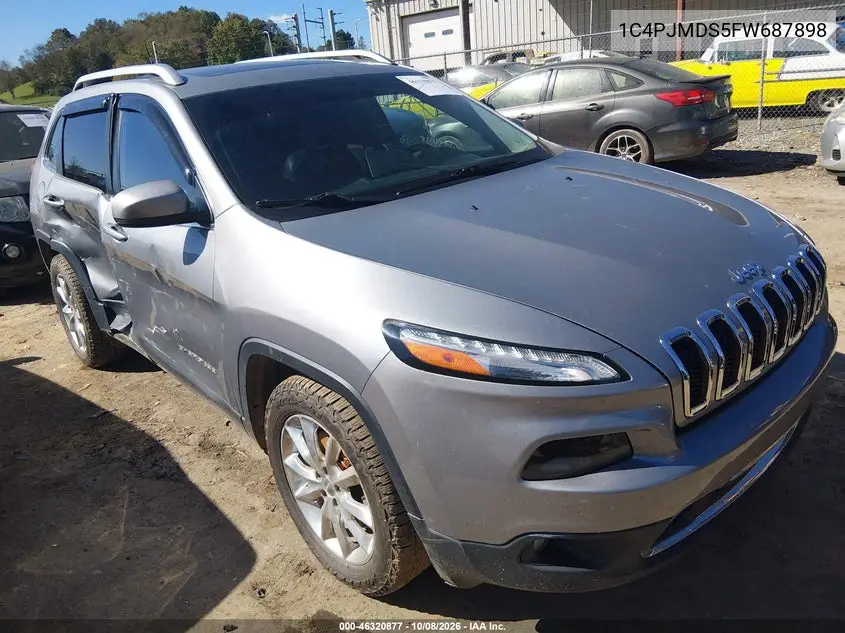 JEEP CHEROKEE 2015, VIN 1C4PJMDS5FW687898
