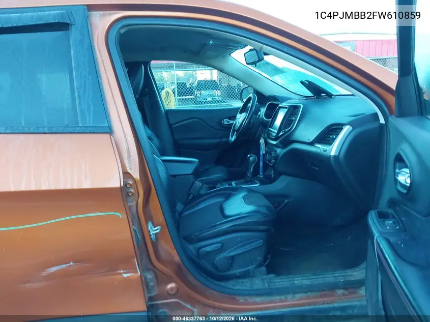 2015 JEEP CHEROKEE VIN 1C4PJMBB2FW610859 — фото 5