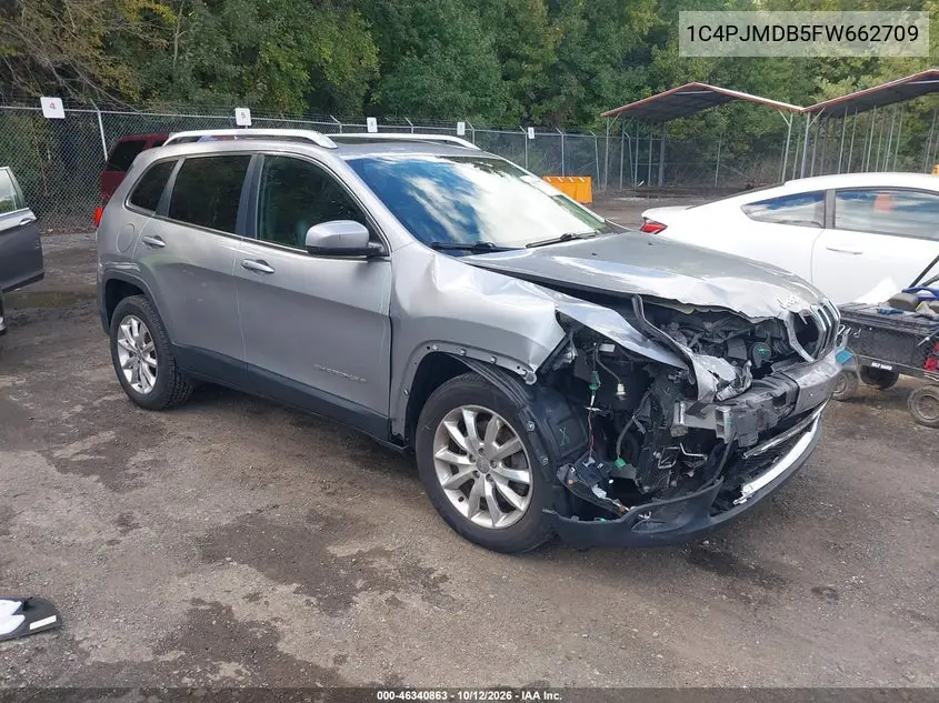 JEEP CHEROKEE 2015, VIN 1C4PJMDB5FW662709