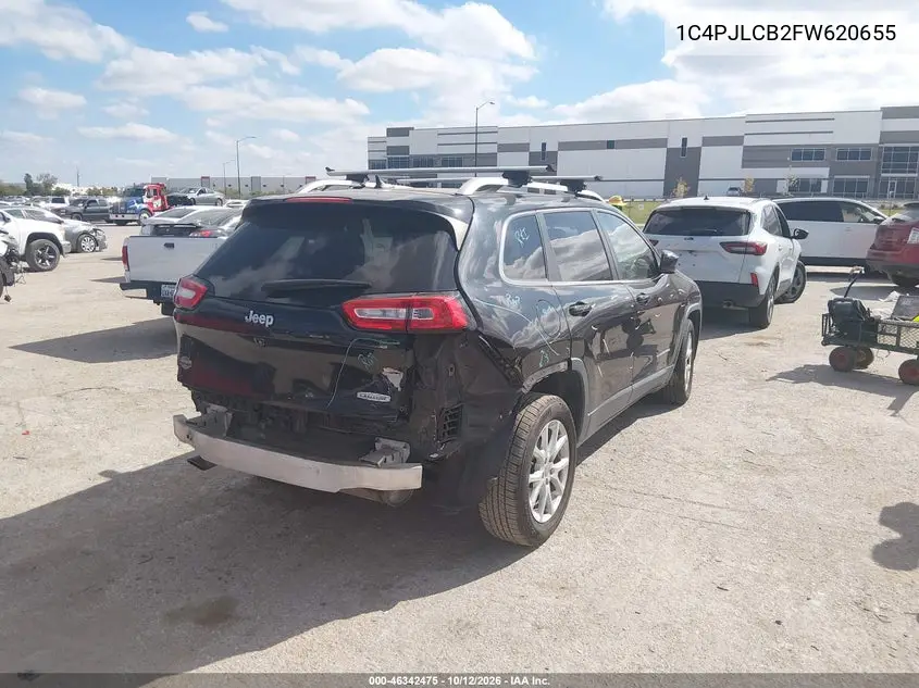 2015 JEEP CHEROKEE VIN 1C4PJLCB2FW620655 — фото 4
