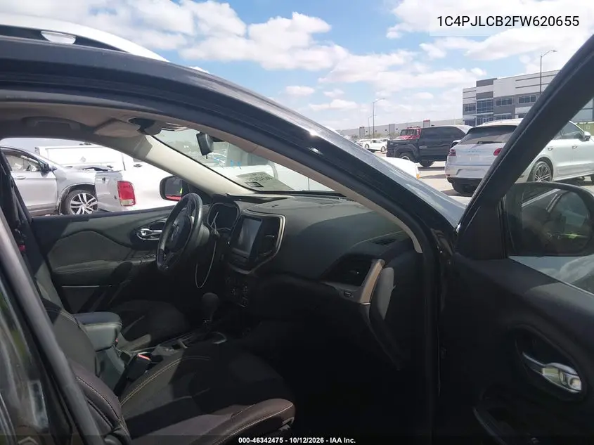 2015 JEEP CHEROKEE VIN 1C4PJLCB2FW620655 — фото 5