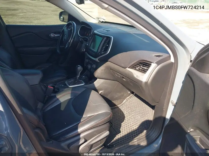 2015 JEEP CHEROKEE VIN 1C4PJMBS0FW724214 — фото 5